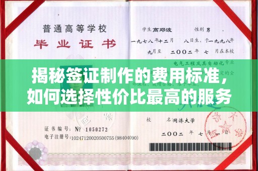 淮滨揭秘签证制作的费用标准，如何选择性价比最高的服务？